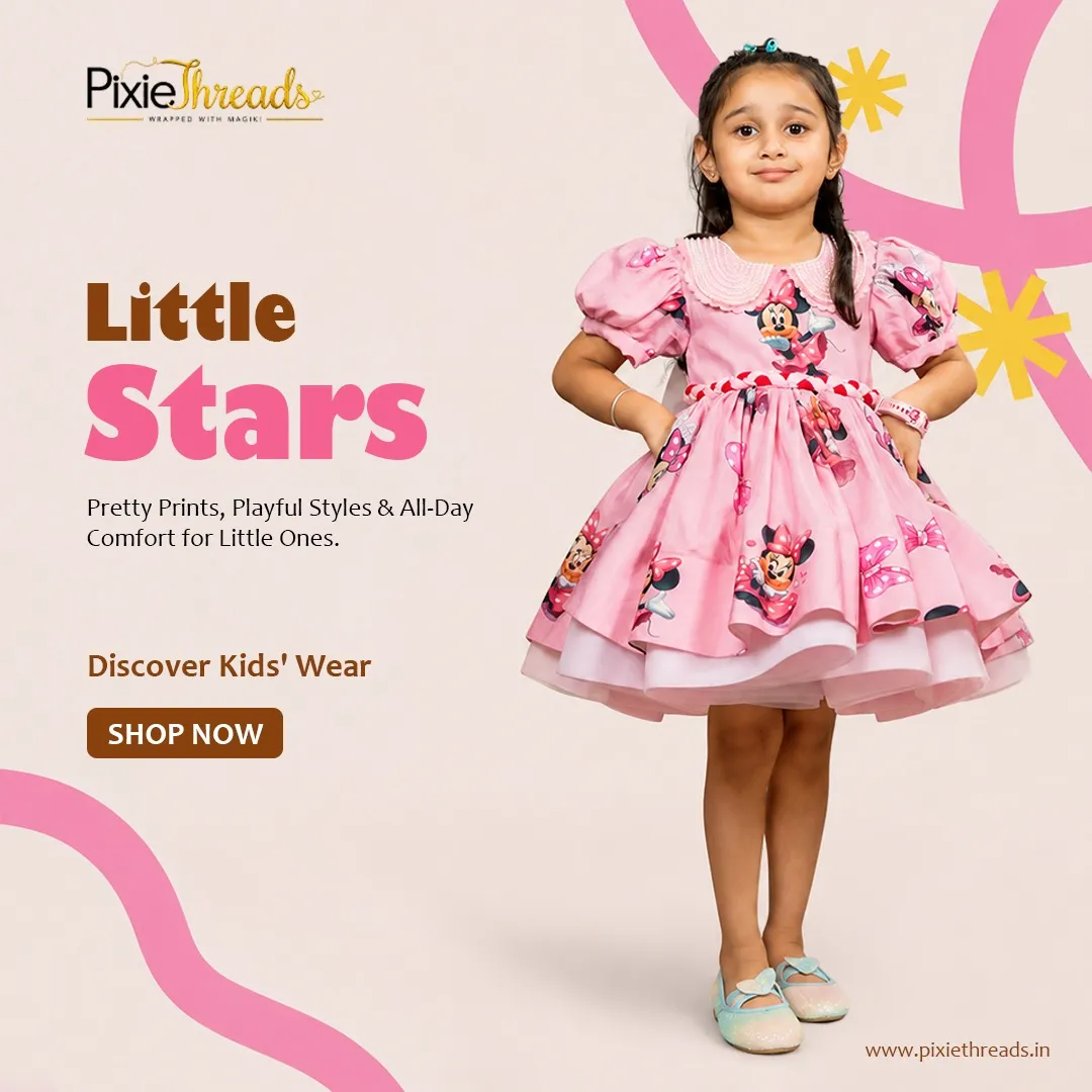 Ad creative for PixieThreads