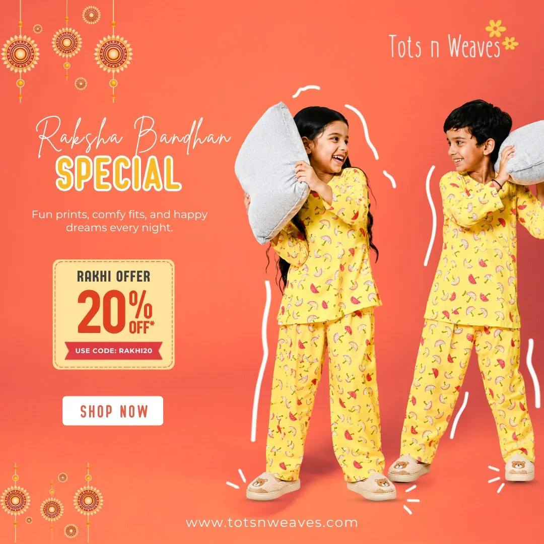 Ad creative for Tots n Weaves