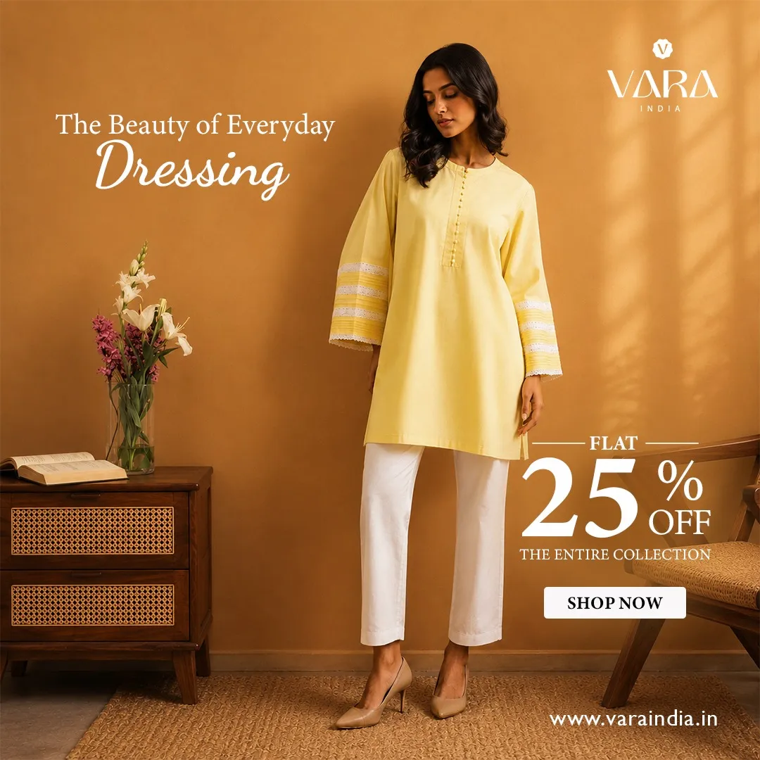 Ad creative for Vara India