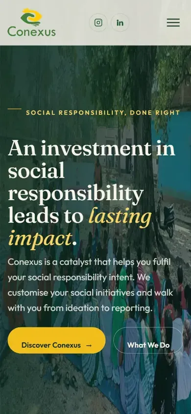 Conexus Services on mobile