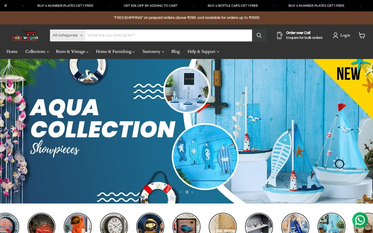 Eazy Wagon — a store designed and built by Scaling Socials, desktop view