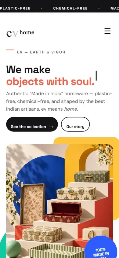 EV Home on mobile