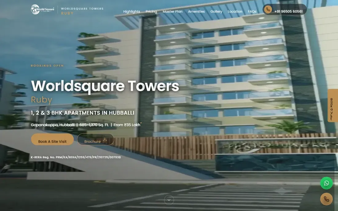 Ruby, World Square — a store designed and built by Scaling Socials, desktop view